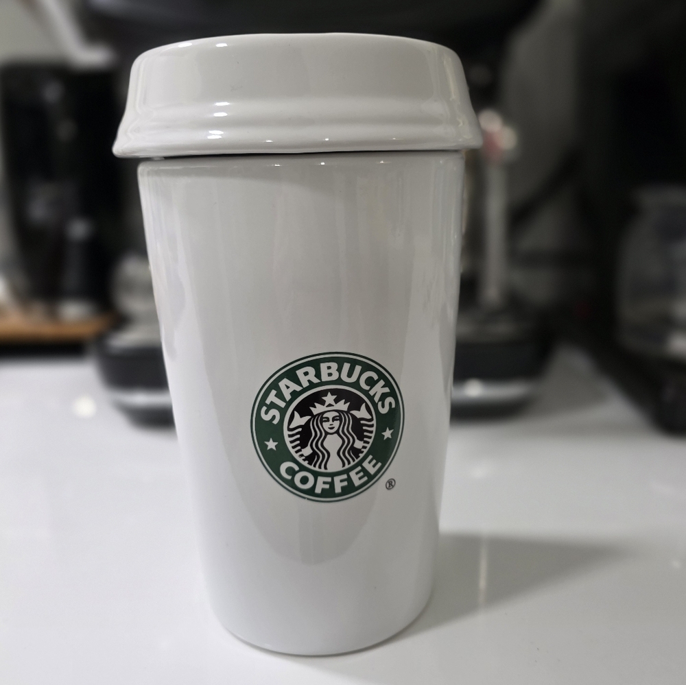 Vintage Starbucks Barista Coffee Canister, from the year 2000.